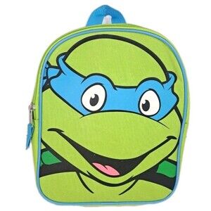 TMNT Teenage Mutant Ninja Turtles 10" Leonardo Small Mini Backpack 2014 Bookbag